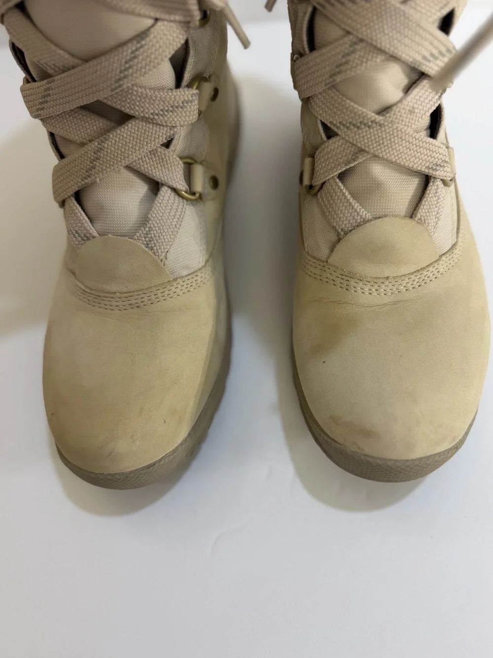 Timberland Women’s Faux Fur Insulated Waterproof Winter Boots Beige Size 9.5